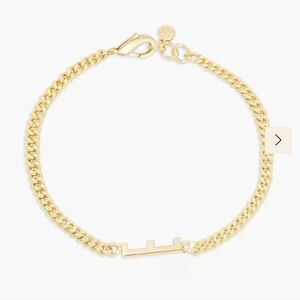 Gorjana Wilder Alphabet Bracelet (E)